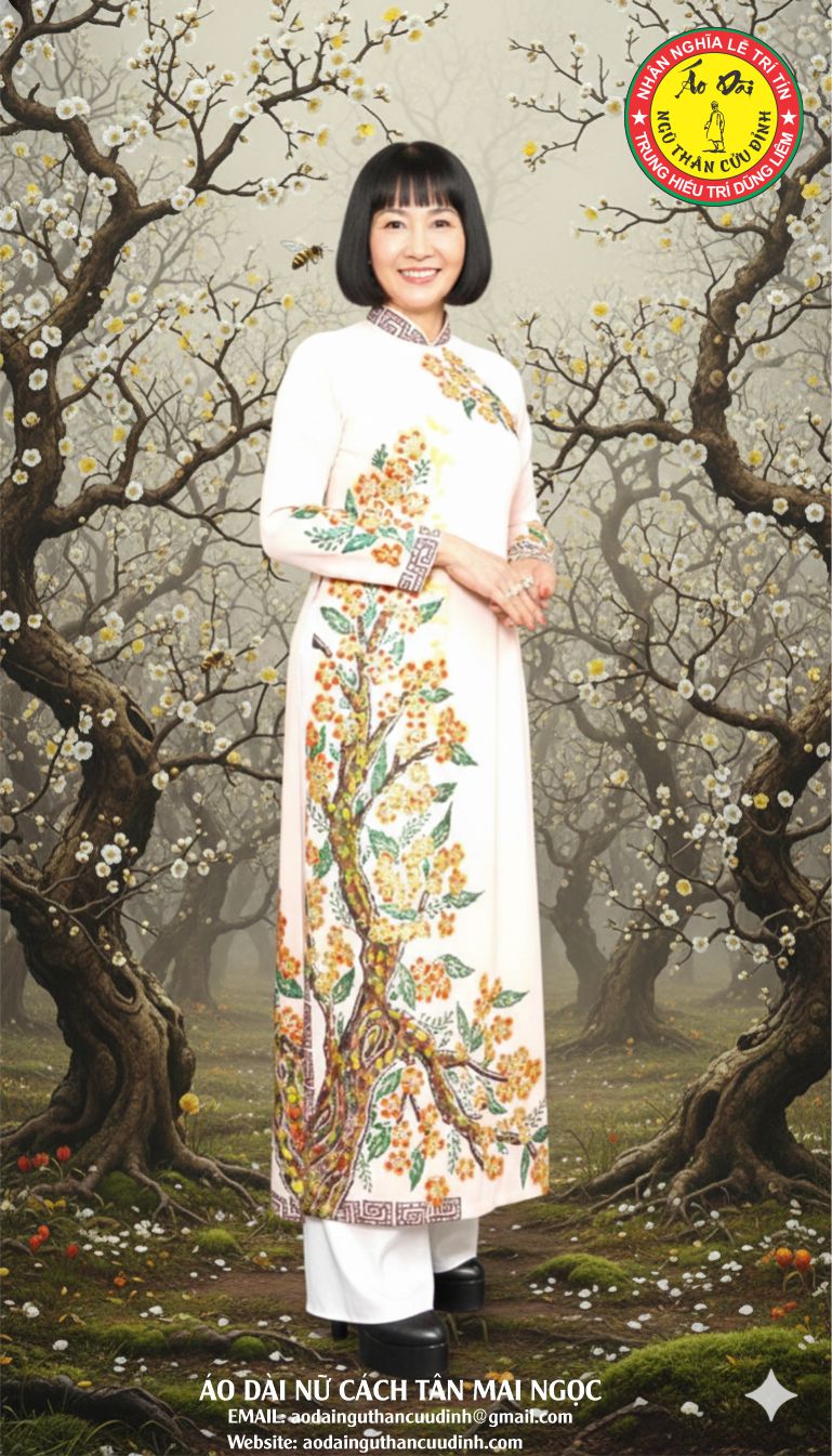 ÁO DÀI NỮ CÁCH TÂN MAI NGỌC 140126