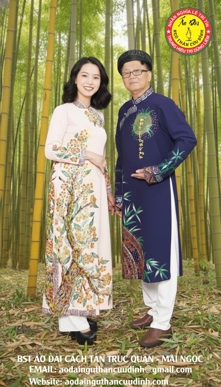 BST ÁO DÀI TRÚC - MAI 140126 - CHỮ