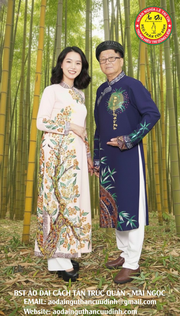 BST ÁO DÀI TRÚC - MAI 140126 - CHỮ