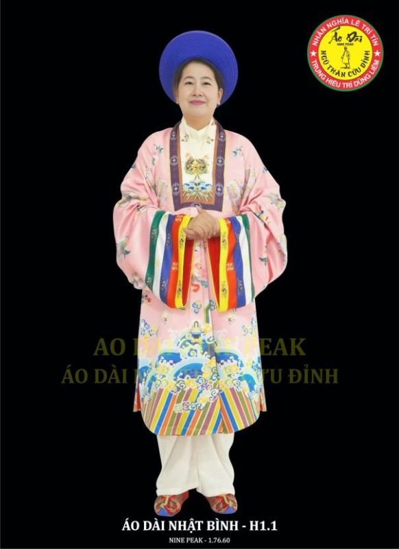 ÁO NHẬT BÌNH HỒNG VẢI GẤM