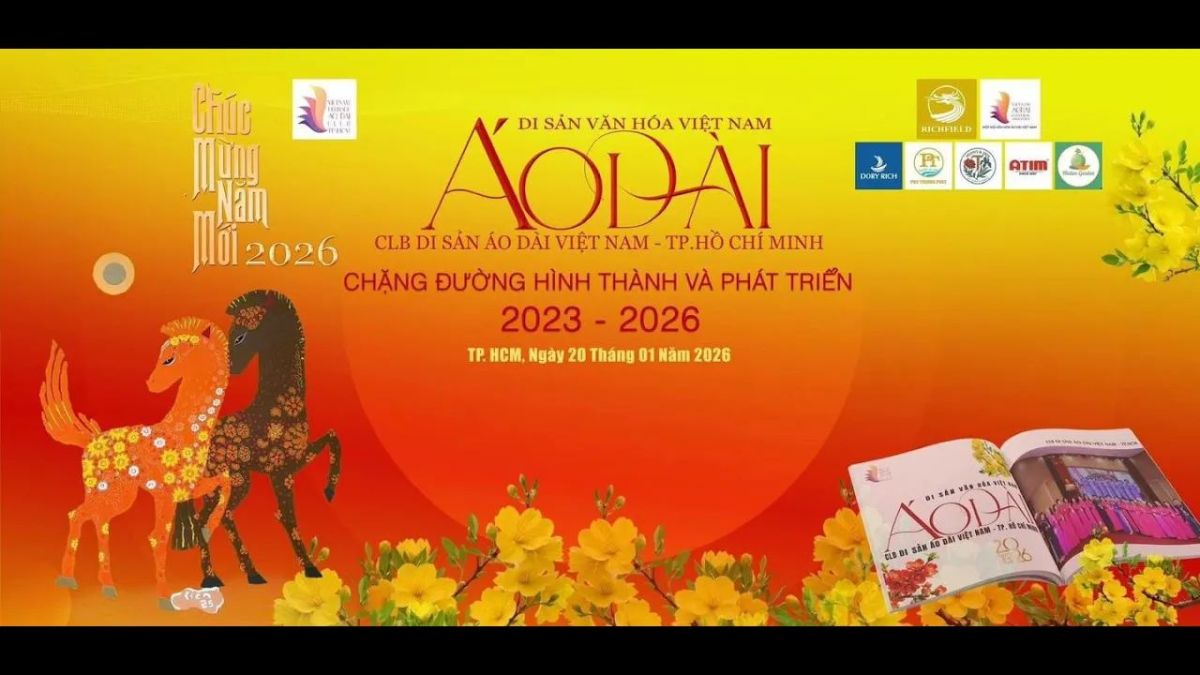 LỄ RA MẮT ẤN ẤN PHẨM XU&Acirc;N 2026 - CLB DI SẢN &Aacute;O D&Agrave;I VIỆT NAM - TP. HỒ CH&Iacute; MINH
