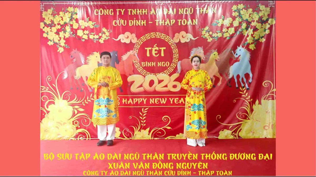 BỘ SƯU TẬP &Aacute;O D&Agrave;I NGŨ TH&Acirc;N TRUYỀN THỐNG ĐƯƠNG ĐẠI - XU&Acirc;N VẬN ĐỒNG NGUY&Ecirc;N H&Agrave; VĂN LỢI 3