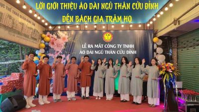 LỜI GIỚI THIỆU ÁO DÀI NGŨ THÂN CỬU ĐỈNH ĐẾN BÁCH GIA TRĂM HỌ