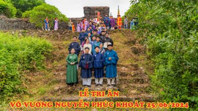 LỄ TRI ÂN VÕ VƯƠNG NGUYỄN PHÚC KHOÁT NGÀY 25/06/2024 – HVL