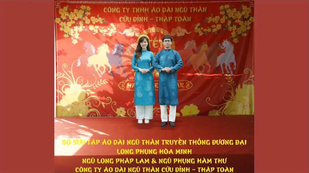BỘ SƯU TẬP &Aacute;O D&Agrave;I NGŨ TH&Acirc;N TRUYỀN THỐNG ĐƯƠNG ĐẠI - LONG PHỤNG H&Ograve;A MINH - HVL 3