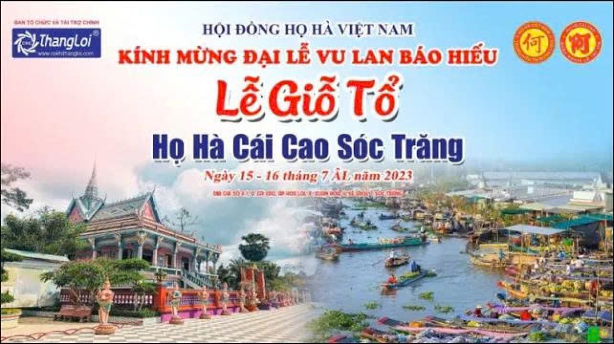 LỄ GIỖ TỔ HỌ H&Agrave; C&Aacute;I CAO S&Oacute;C TRĂNG 31/08/2023 NHẰM NG&Agrave;Y 16/07 NĂM QU&Yacute; M&Atilde;O - ADNT &ndash; HVL