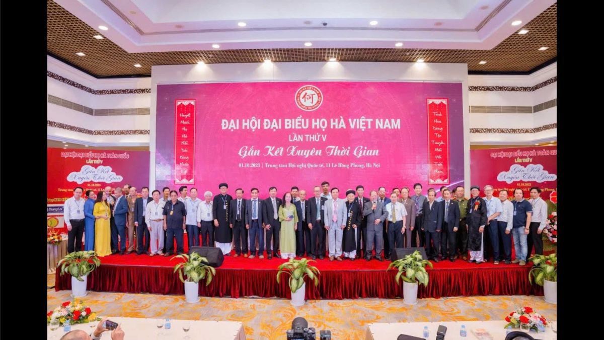 ĐẠI HỘI ĐẠI BIỂU HỌ H&Agrave; TO&Agrave;N QUỐC LẦN 5 - GẮN KẾT XUY&Ecirc;N THỜI GIAN